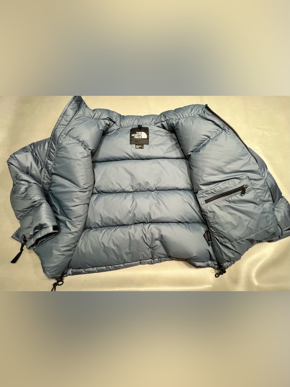 The North Face Womens 1996 Retro Nuptse Jacket Granite Grey Size XL 700 Down NWT - Picture 10 of 16